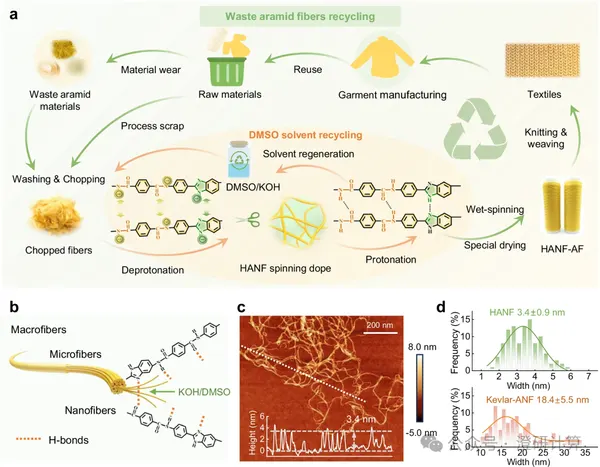 Nature Communications:3.4 nm 芳纶纳米纤维织成保暖背心,H⁺ 介导组装与理论计算解读